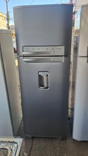 GELADEIRA ELECTROLUX DUPLEX FROST FREE INOX USADA (ENVELOPADA)
