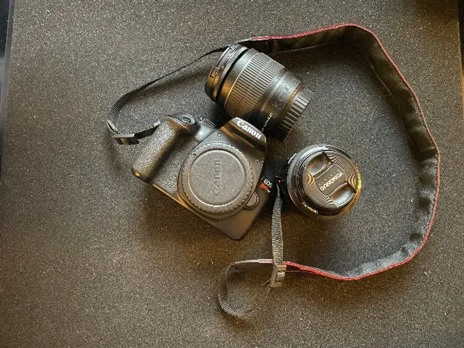 Camera Canon DSLR EOS Rebel T6 + 2 Lentes