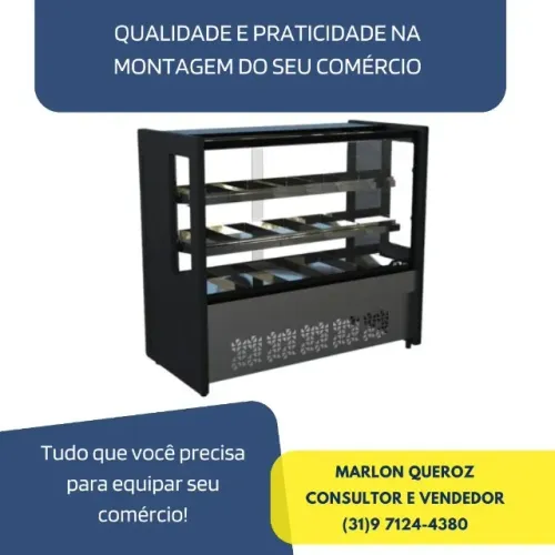 Balcão Estufa 1,25M Polar 127-220v Novo