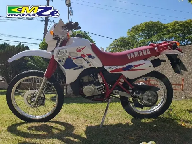 YAMAHA DT 200R 1998 BRANCA COM 64.000 KM