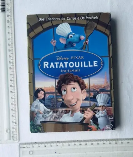 Dvd Original - Infantil - Ratatouille - Disney Pixar - Box Luva - Usado 