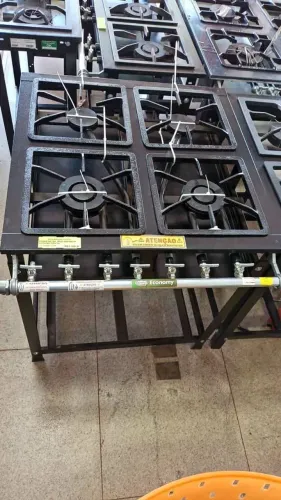 Fogão Cristal Aço Economy 4 Bocas - NOVO
