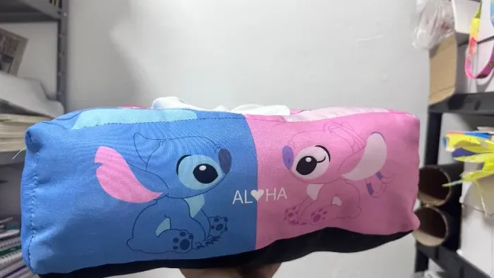 Porta pipoca e refrigerante Stitch 
