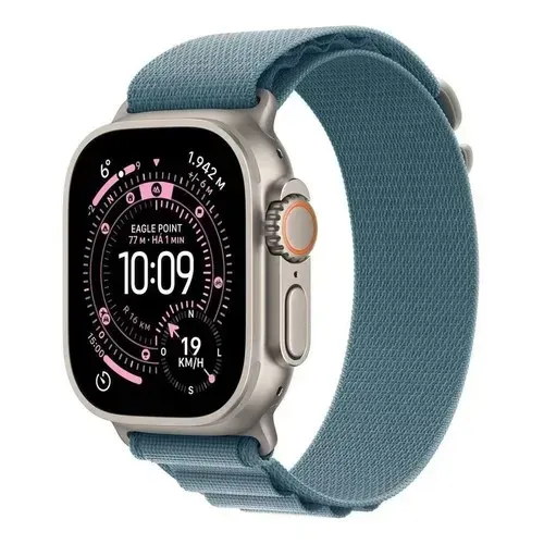 Apple Watch Ultra 2 - Pulseira Loop Alpino cor azul oceano, tamanho M.