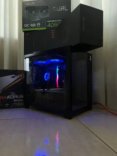 PC Gamer Ryzen 7 5700X + RTX 4060Ti OC 8GB - 16GB RAM - Preço bom pra vender logo!