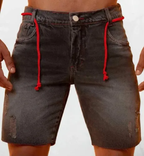 Bermuda jeans masculina