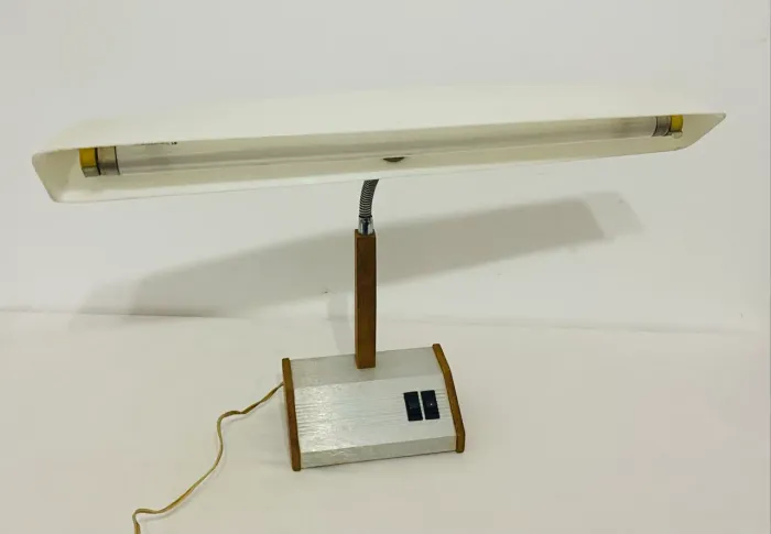 Antiga Luminária De Mesa Xerife Anos 70 Articulada Vintage