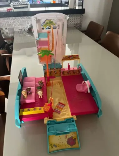 Barbie trailer família de pets mattel