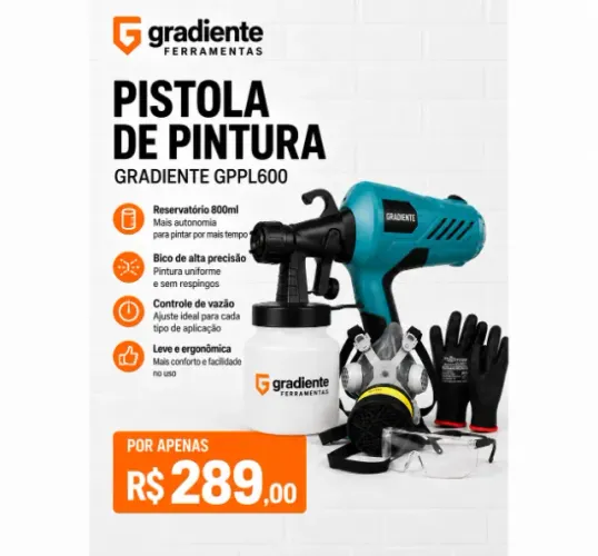 Pistola De Pintura Elétrica Tssaper