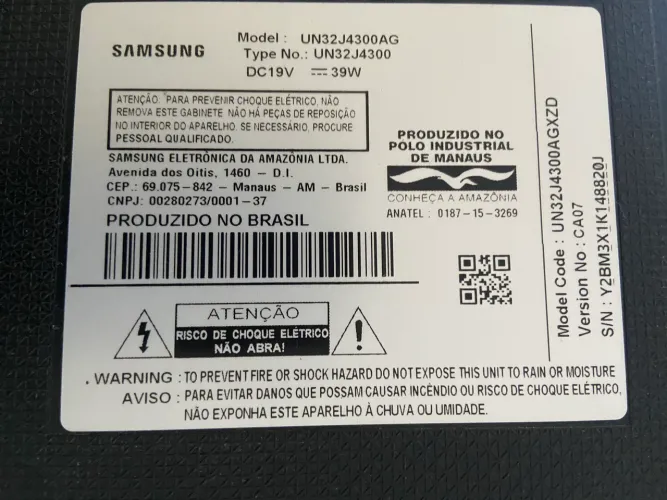 Smart TV Samsung 32" LED HD - Conexão Wi-Fi, HDMI e USB