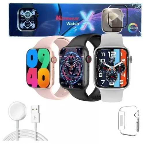 Smartwatch Watch X Series 10 45mm 2026 Com ChatGPT GPS e Memória Interna lancamento