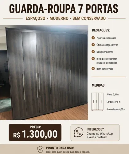 Guarda roupa grande