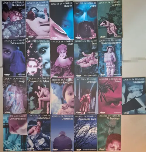 Coleção Conceitos da Psicanálise. 21 livros.