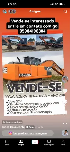 Escavadeira case