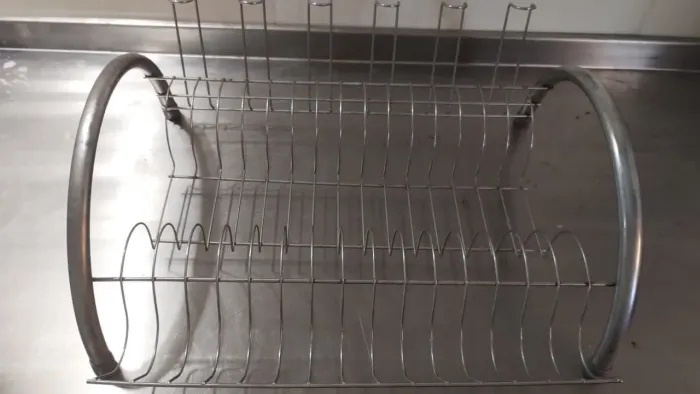 Escorredor de Pratos e Copos de Inox / Aço Cromado - 2 Andares