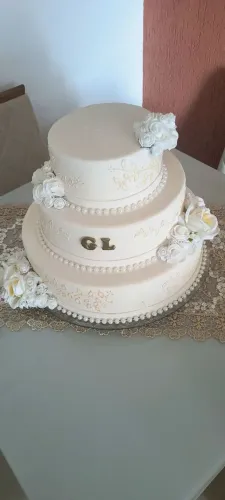 MAQUETE DE BOLO DE CASAMENTO 