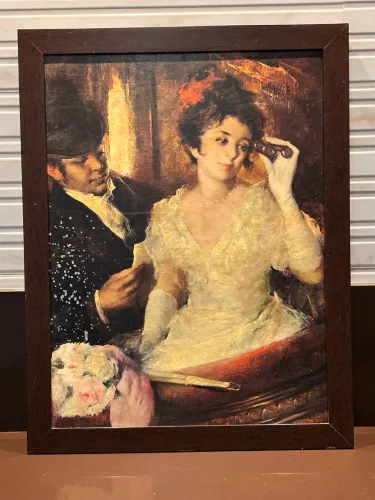 Quadro "O Camarim" (Albert Guay) - Reprodução Clássica Emoldurada