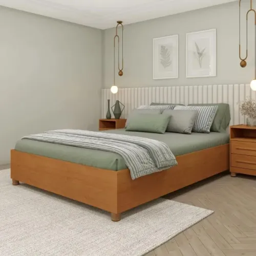 Cama Casal em MDP 193cm x 144cm