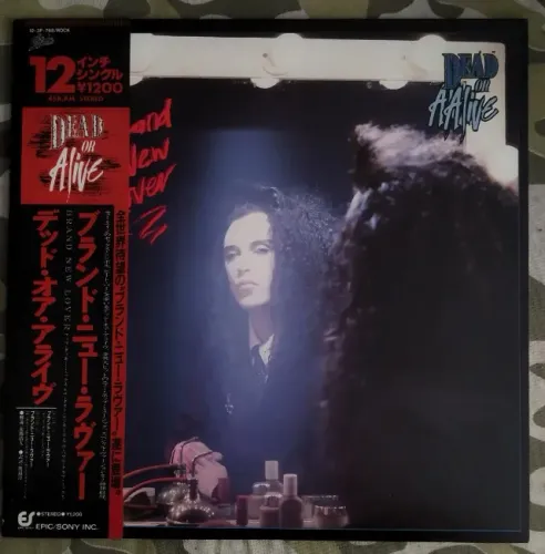 LP Vinil 12" Dead Or Alive - Brand New Lover (Edição Japonesa com OBI - 1986) NM