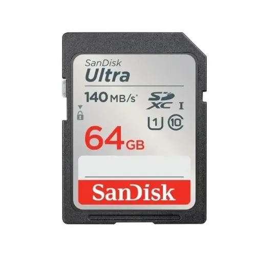 Cartao SD SanDisk Ultra 64GB 140MB/s