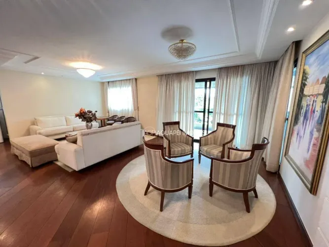 Apartamento com 4 dormitórios para alugar, 375 m² por R$ 23.324,13/mês - Jardim Anália Fra