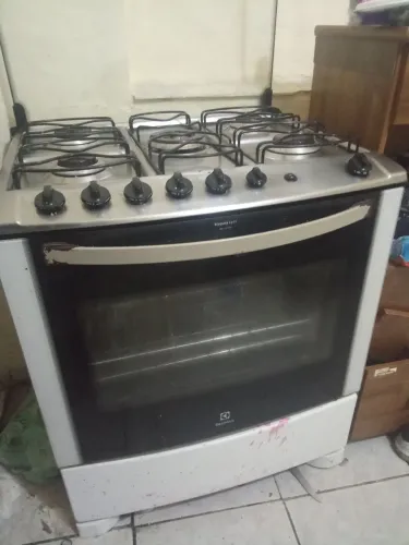 Fogão Eletrolux inox 5 bocas