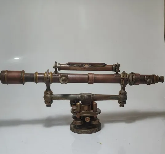 Nível Teodolito Gurley Antigo para Decoração