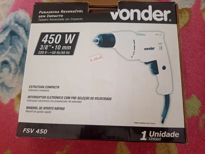 Furadeira VONDER SEMINOVA