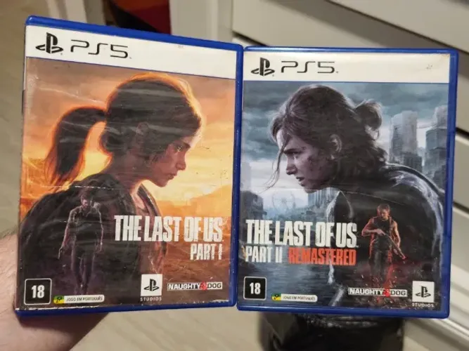 The Last Of Us Part I e II Remastered PS5 Playstation 5 Mídia Física Original