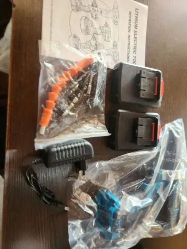 Furadeira Parafusadeira de 21V Ferramentas com 2 Baterias