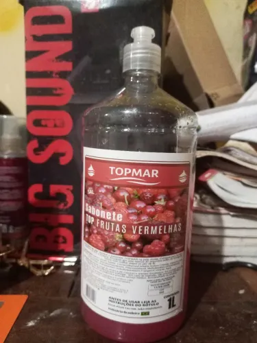 SABONETE LÍQUIDO 1L TOP FRUTAS VERMELHAS