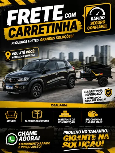 Frete com carretinha