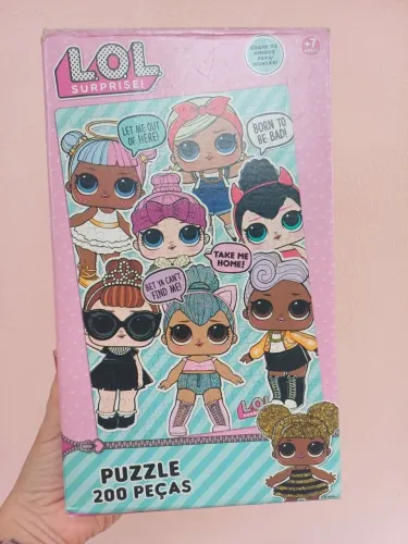 Quebra cabeça 200 peças Lol Surprise