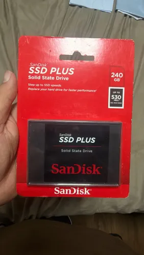 SSD SanDisk 240GB novo lacrado