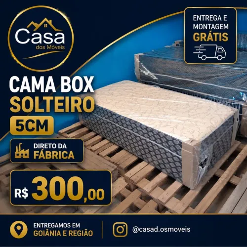 Cama acoplada solteiro 5cm - Entrega grátis