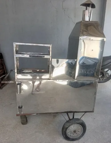 Carrinho Inox de espetinho