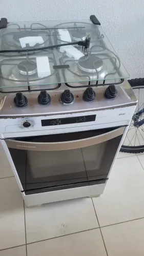 Fogão 4 bocas Brastemp ative com grill