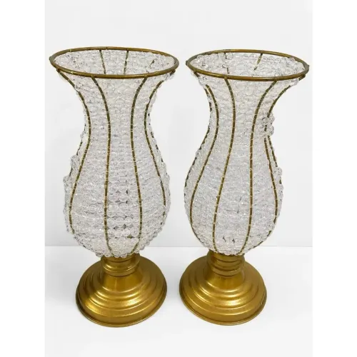2 Vasos com Pedraria 