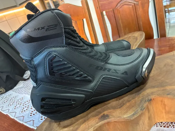 Bota Forza Range Rover All Black - Cano Curto - Motociclista