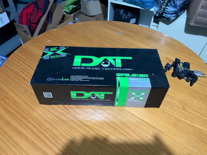 Kit duas vias DAT 650ex 300 watts  alta qualidade sonora 