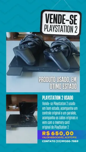 PLAYSTATION 2 CONSERVADO
