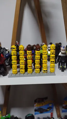 Lote cabeças Minifigures lego
