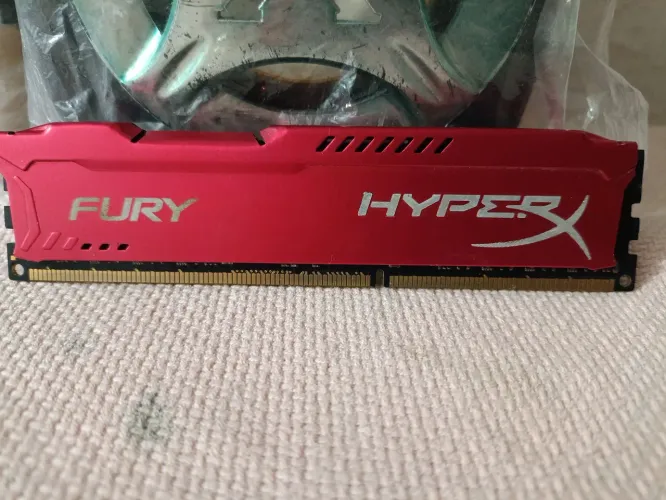 Memória ram Ddr3 8gb 1866mhz Kingston HyperX Fury Red Não Aceito Trocas