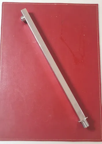 Braço Haste Cano Tubo Para Chuveiro Metal Cromado 40cm