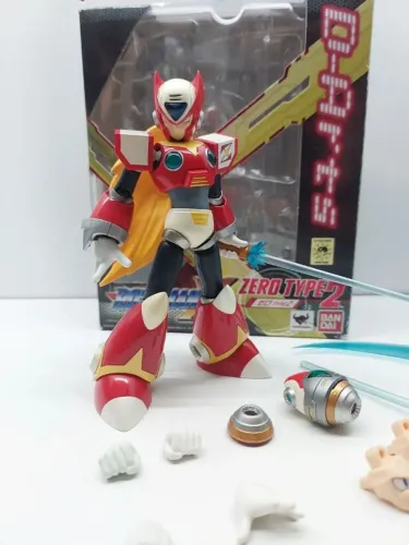 Zero V2 Megaman rockman D-Arts bandai boneco figura original