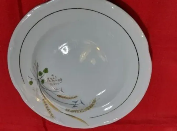 prato fundo porcelana steatita vintage
