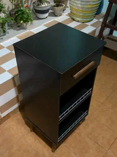 Fruteira e Porta Filtro de Água Retrô com Gaveta - Semi Nova