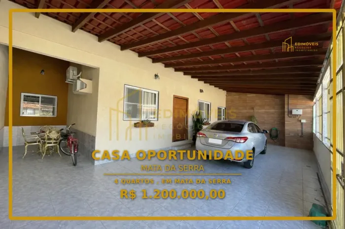 Oportunidade única: Casa com 4 quartos na Mata da Serra!