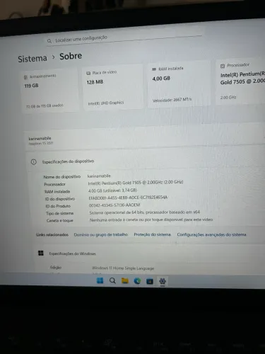 Vendo Notebook Dell Inspirion