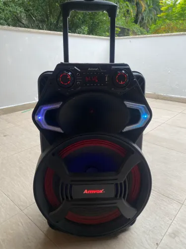 Caixa de som Amvox 850w rms Gladiador